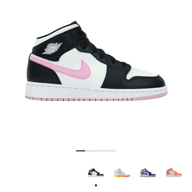 조던1 미드 라이트 아크틱 핑크 240 5.5Y