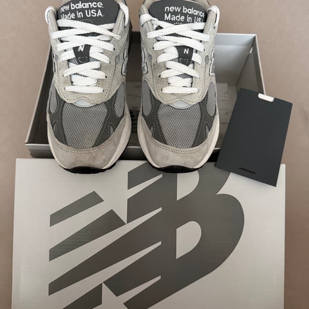 뉴발란스 993 메이드 인 USA 그레이 - D 스탠다드 255