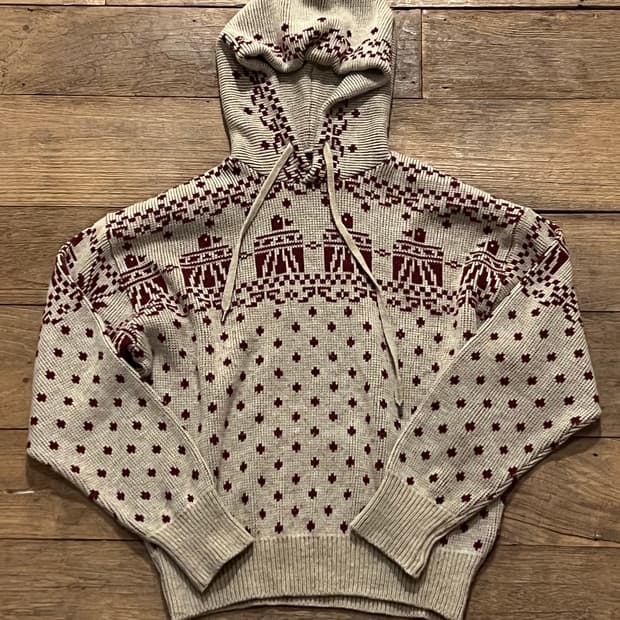 캐피탈 니트 후드 3사이즈