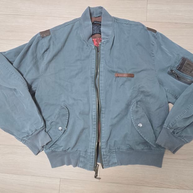 아비렉스 AVIREX MA-1 럭키 린디 린드버그 코튼 봄버 자켓  L