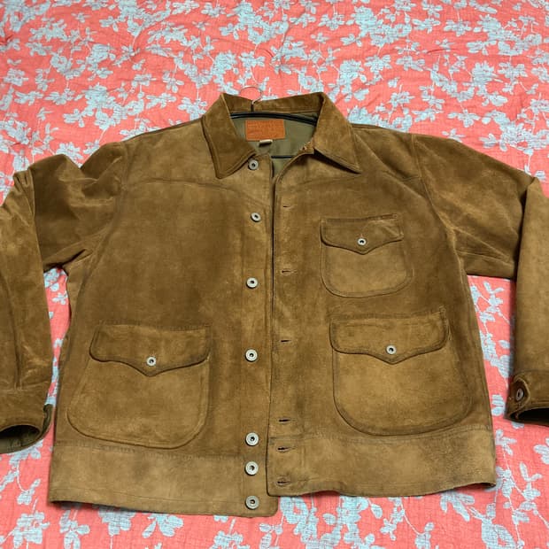 RRL 러프아웃 스웨이드 자켓