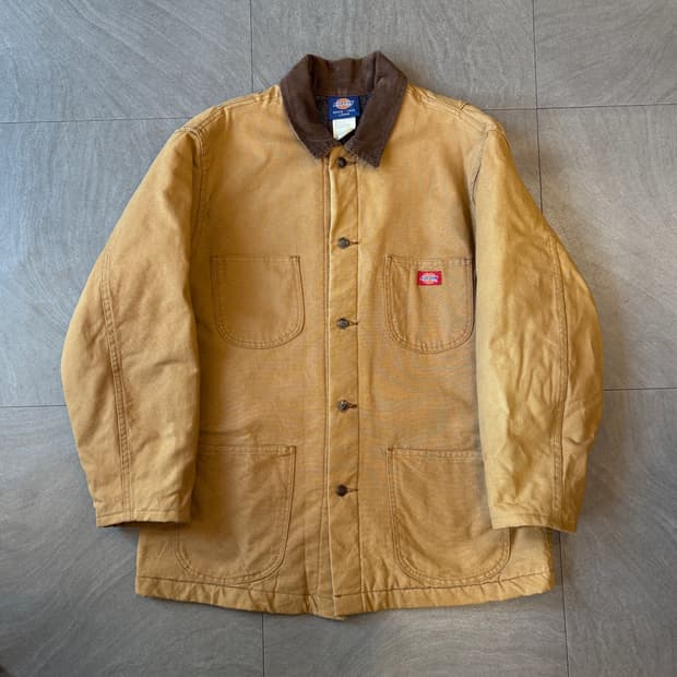 디키즈 정품 브라운 덕 캔버스 초어 자켓