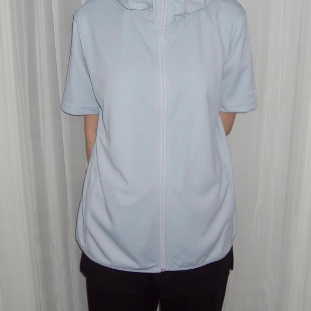 지초이컴포트 23-004 short sleeve zip hoodie 