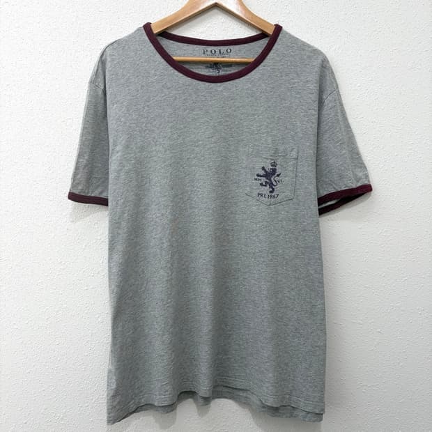 Polo Ralph Lauren 림버건디 링거티셔츠