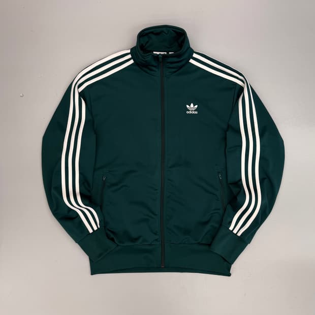 아디다스 오버핏 딥그린 파이어버드 트랙 져지