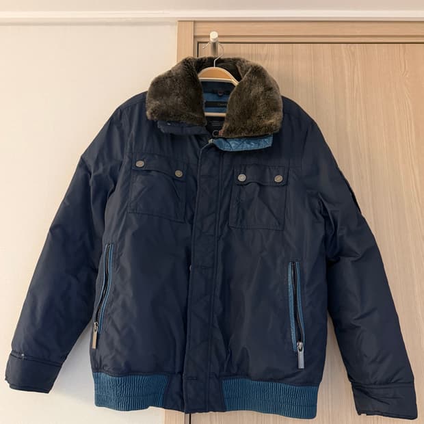 켈빈 크롭 패딩