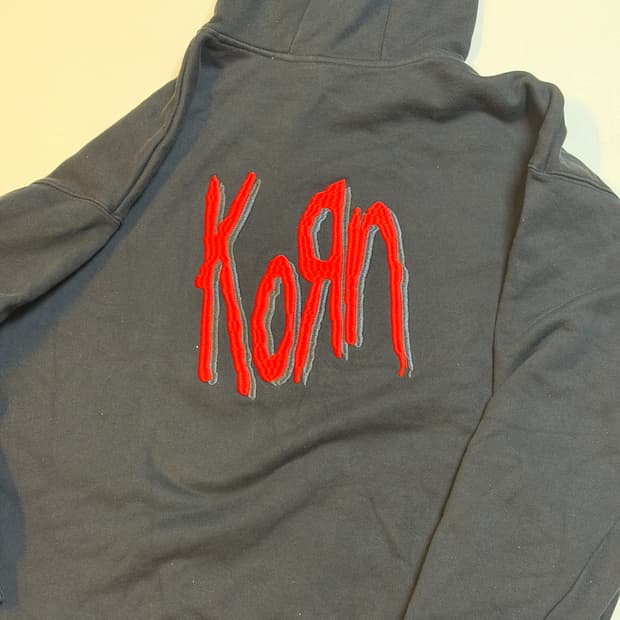 아디다스 x Korn 후드티