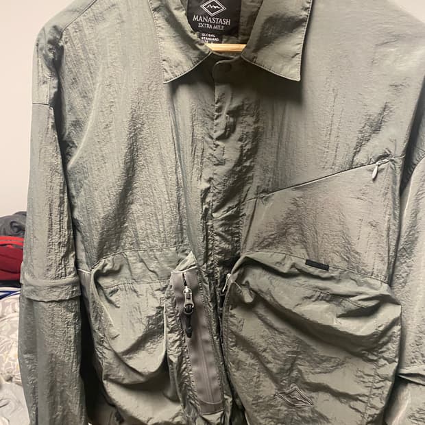 마나스타쉬 포켓 자켓 그레이 L