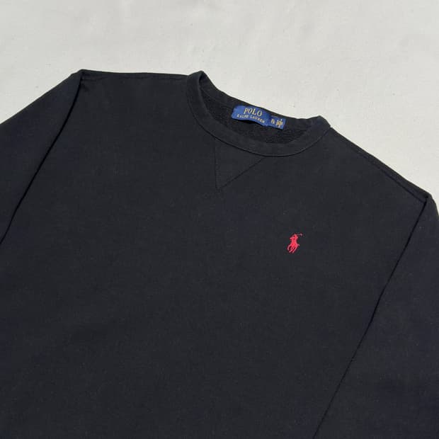 XL 폴로랄프로렌 블랙 맨투맨