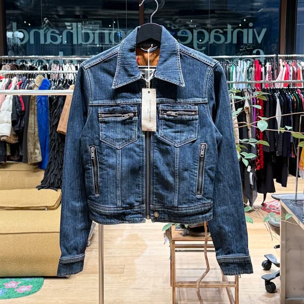 리바이스 프리미엄 크롭 데님 자켓 