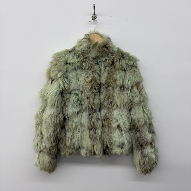 천연 여우털 숏 자켓 여/M