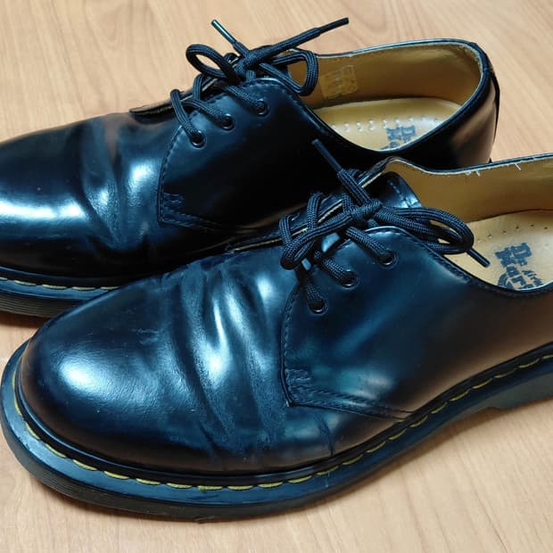 닥터마틴 1461 스무스 블랙 3홀 UK8 (270)