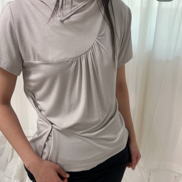 사파리술라익스플로어 Stitch Drape Grey Beige