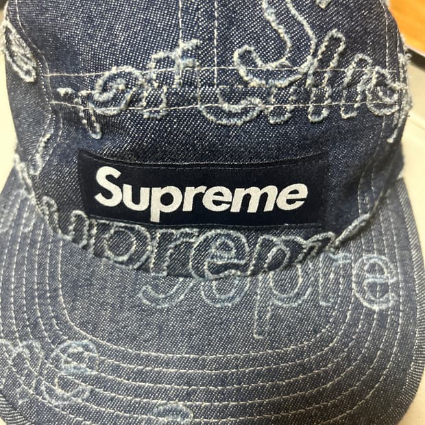 슈프림 데님 캠프캡