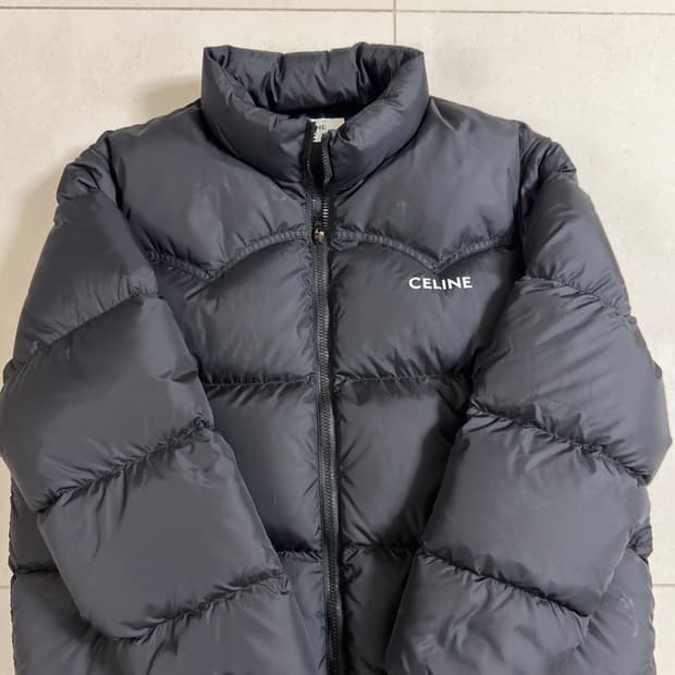 셀린느 웨스턴 다운 패딩 블랙 48