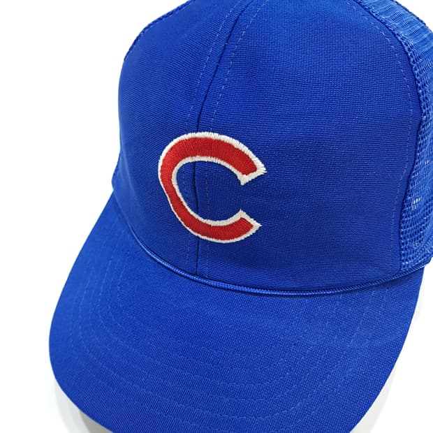 빈티지 90s MLB 시카고 컵스 메쉬 트러커캡 P1898