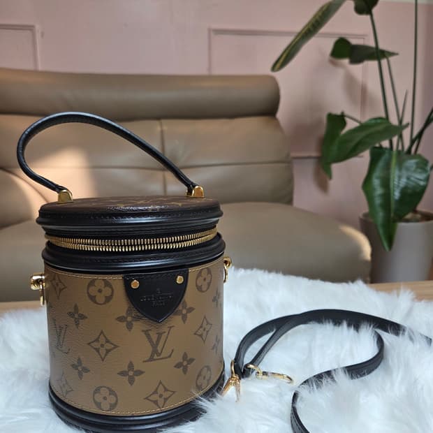 루이비통 깐느 모노그램 리버스 캔버스