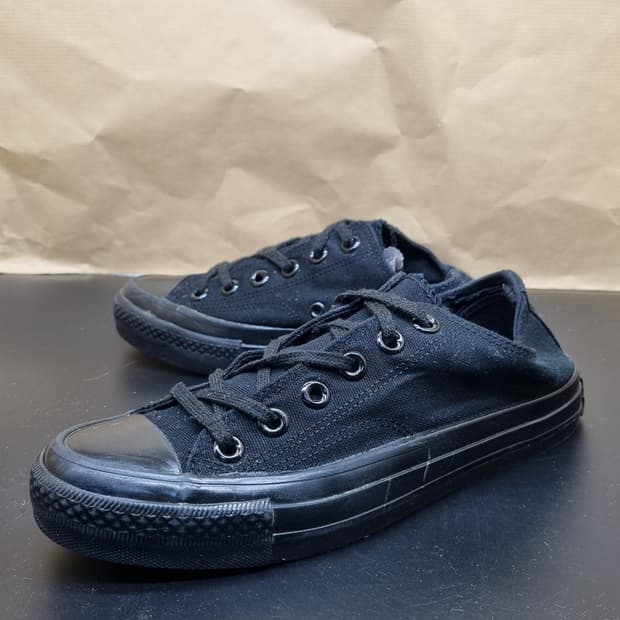 컨버스 올스타 올블랙 스니커즈 235