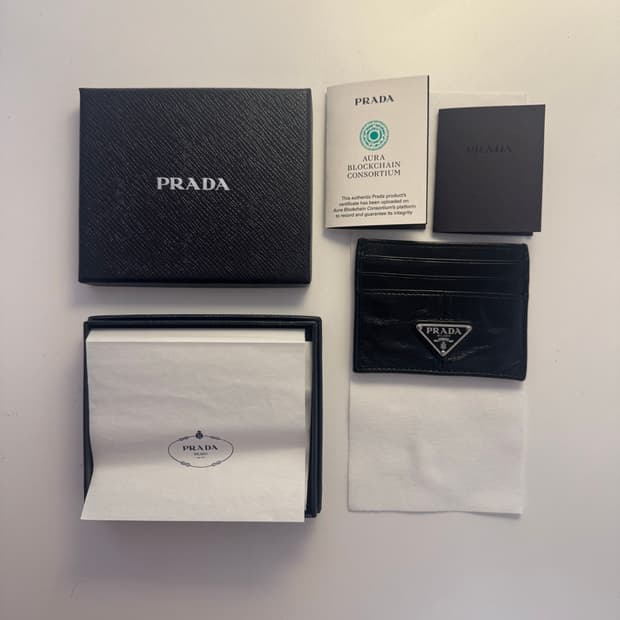 프라다 카드 지갑