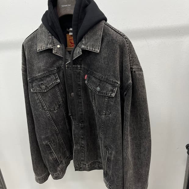 100) 베트멍 x 리바이스 17ss 오버 데님자켓
