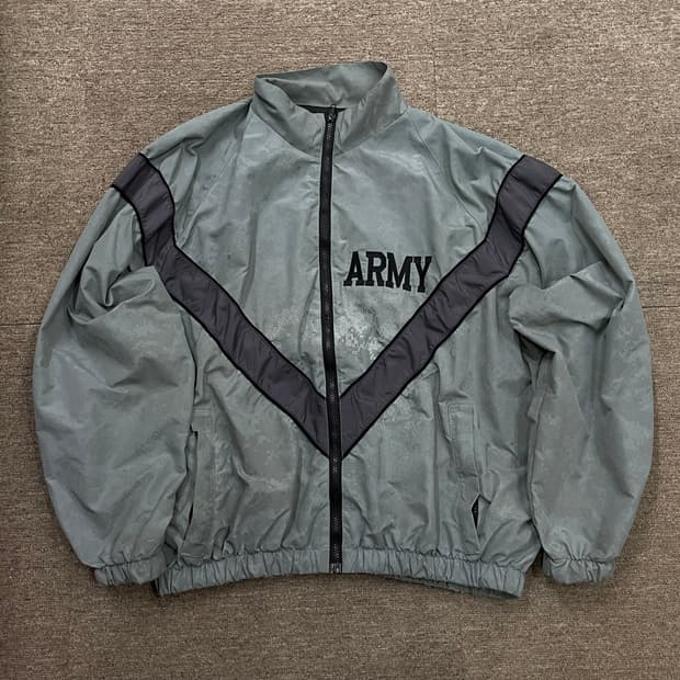 (L) 오리지널 US ARMY IPFU 미군 바람막이 자켓 카모