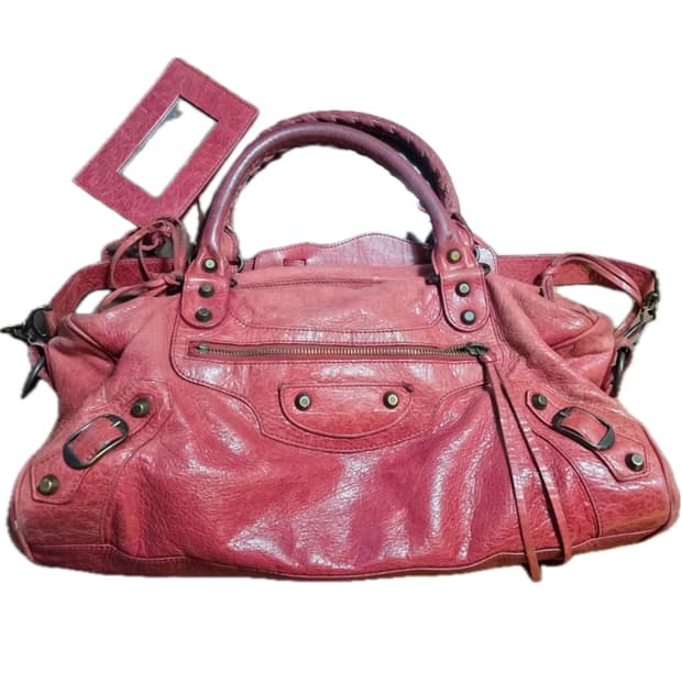 급처)발렌시아가 모터백 레드