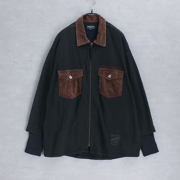 KEARNEY HOUSE _ zip up work shirt