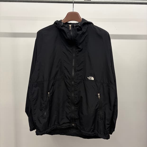 (105) 노스페이스 미드 미들 로고 집업 바람막이 윈드브레이커