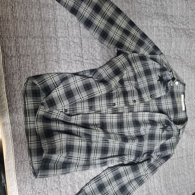 지방시 스타 체크 셔츠 