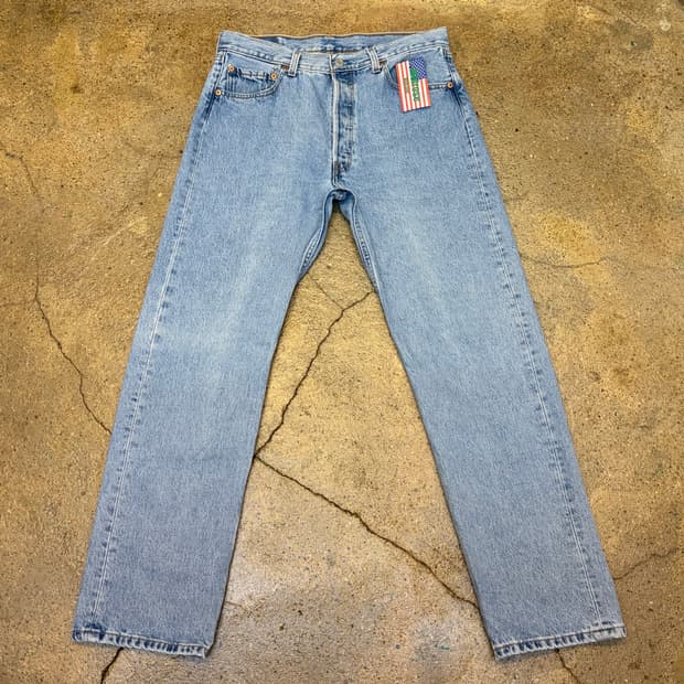 레어 00s USA 빈티지 리바이스 501 청바지