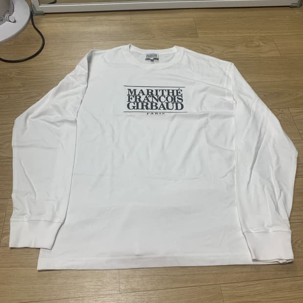 [M] 마리떼 프랑소와 저버 클래식 로고 롱슬리브 긴팔 티셔츠