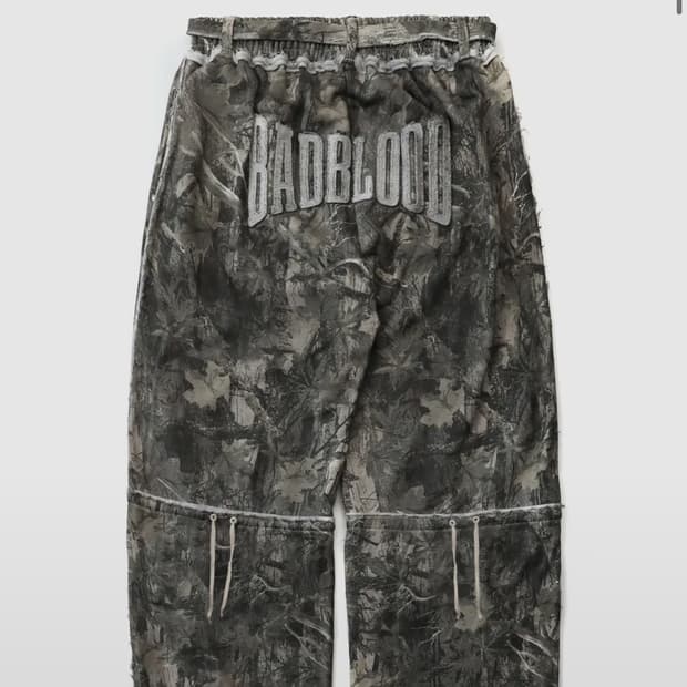 (새상품) 배드블러드 로 엣지 컨벡스 조거 - 라이트리얼트리