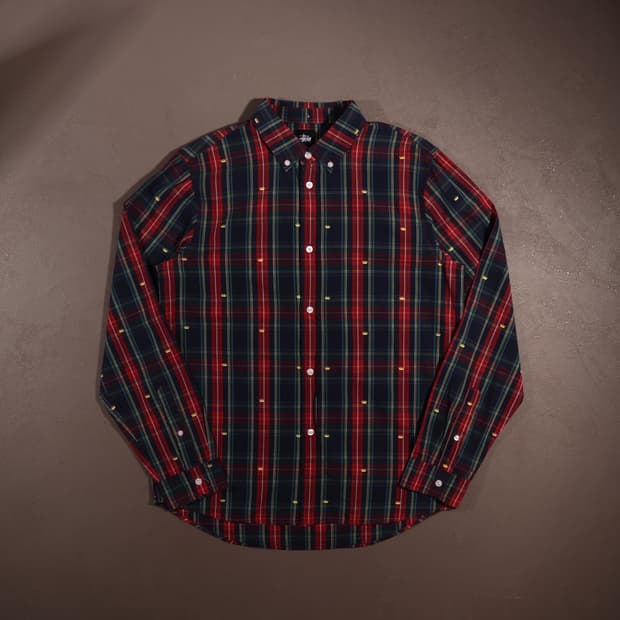 00s 스투시 체크셔츠