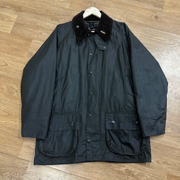 (40)바버 23AW 뷰포트 왁스 자켓 세이지그린