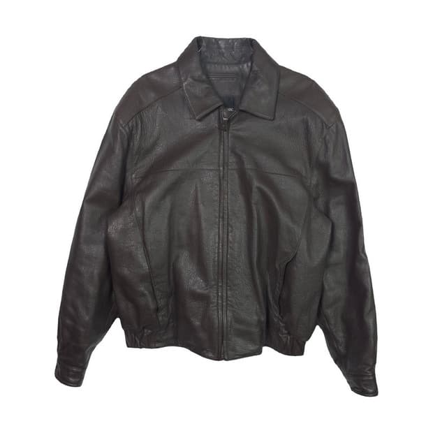 ANDREW MARC 빈티지 리얼레더 자켓 3XL