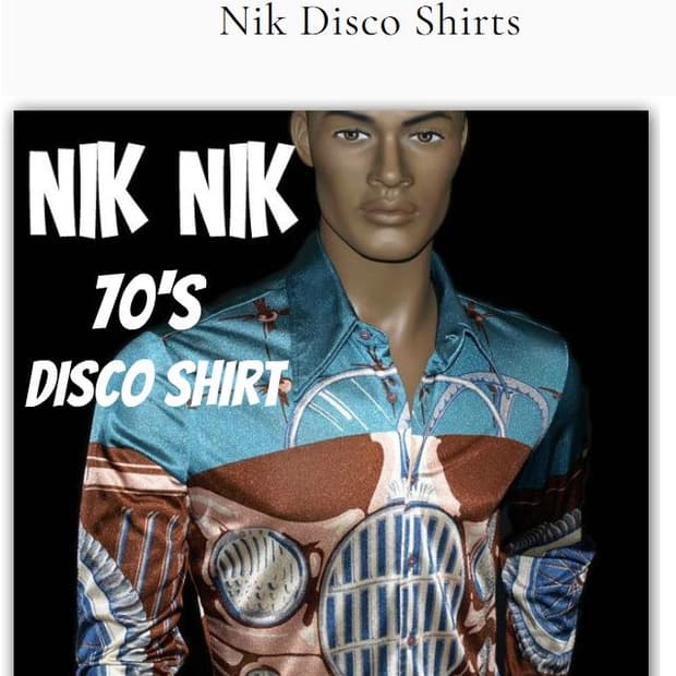 70's Euro Vintage nik-nik Nylon Jersey D