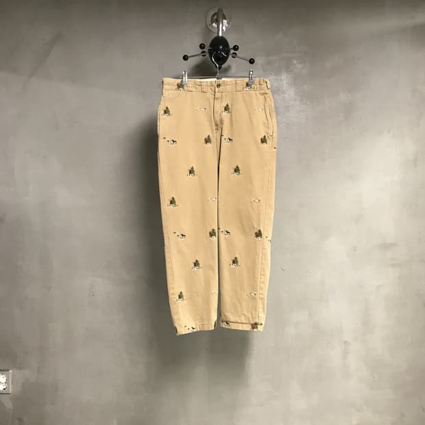 폴로 랄프로렌 멀티 자수 치노 팬츠 베이지 32/32