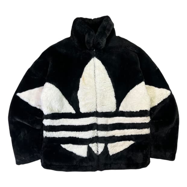 아디다스 트레포일 퍼 자켓