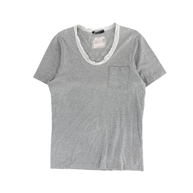 Sacai 큐프로 포켓 티셔츠