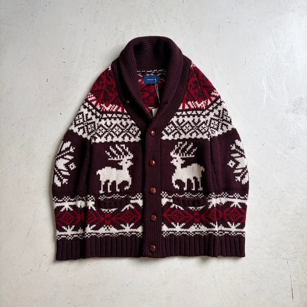 Union Station 빈티지 코위찬 가디건 M