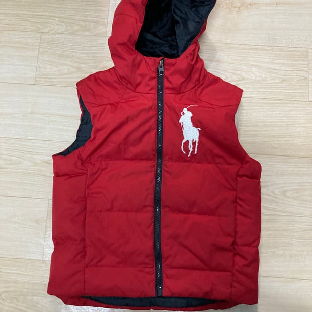폴로 랄프로렌 빅포니 레드패딩 베스트