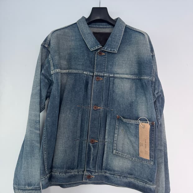 [40]타이가 타카하시 703 damaged indigo jacket