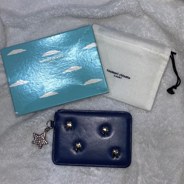 츠모리치사토 tsumori chisato 별 스터드 카드지갑 패스케이스