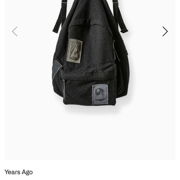 이얼즈어고 빈티지 차콜 울 백팩