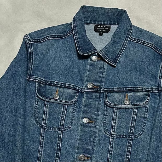 XL APC 워시드 데님자켓
