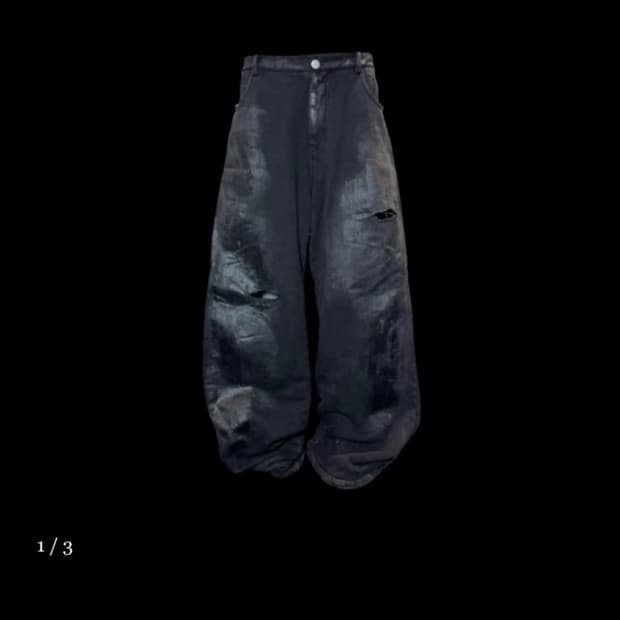 (구매)에모스탠스클럽 코티드 배기 스웻