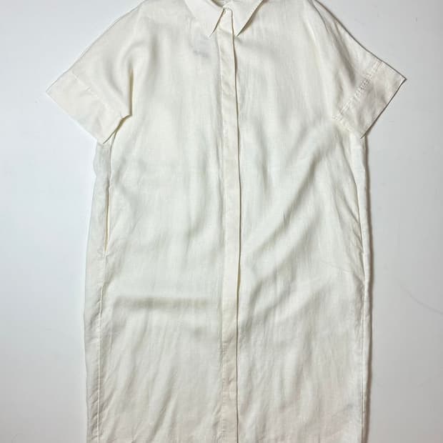 코스 릴랙스 린넨 셔츠 원피스 PN9424