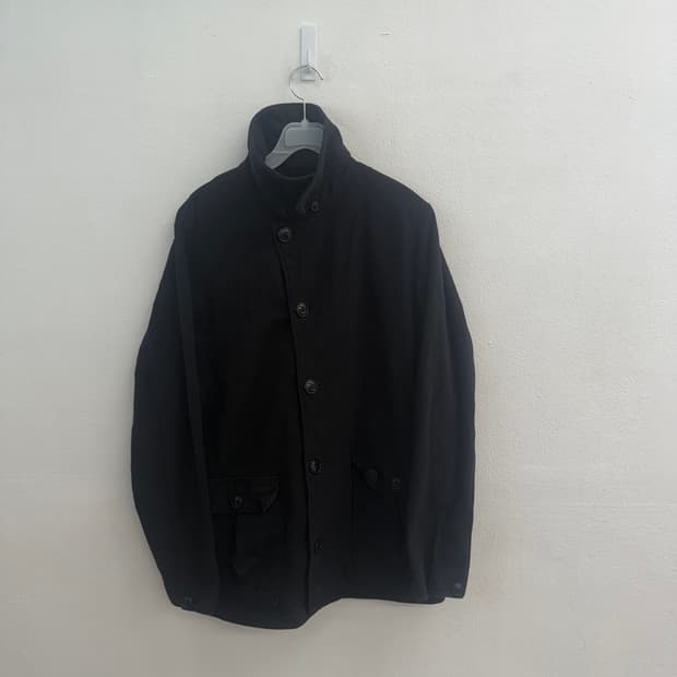 Deductivemotion jpn 하이넥 블랙 블루종 자켓 2