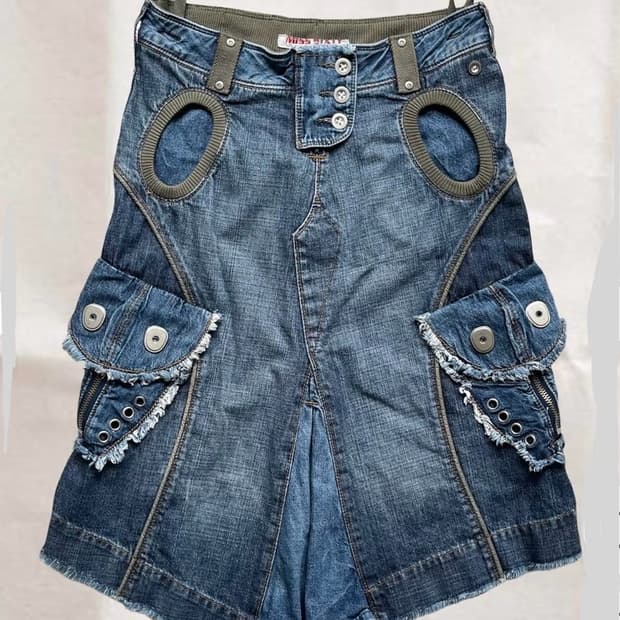 Miss sixty RARE archive denim midi skirt