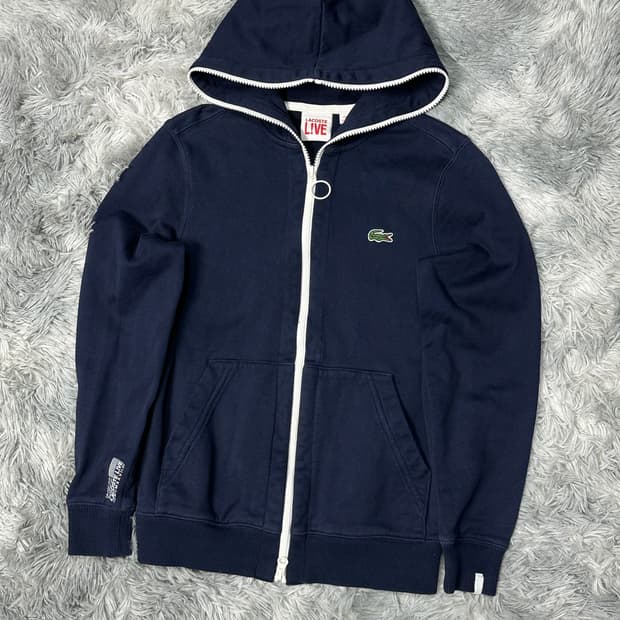라코스테 풀집 후드집업 